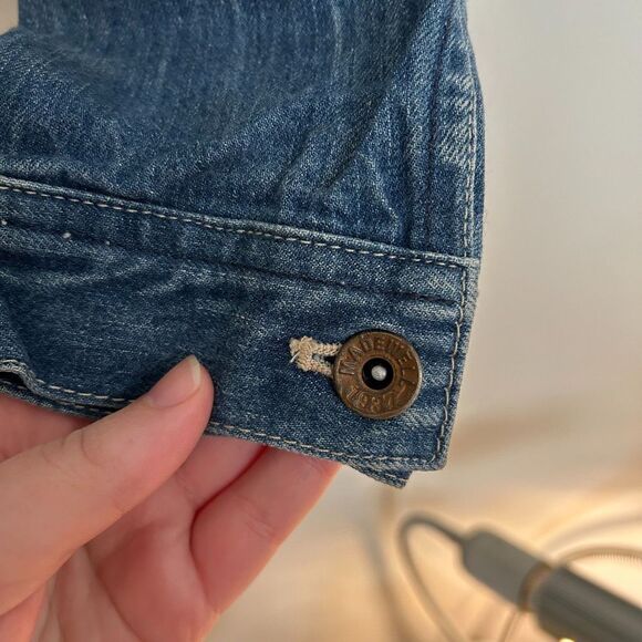 Madewell Cropped Denim Jean Jacket - Picture 6 of 8